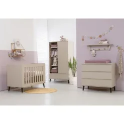 TWF Ledikant 60 x 120 - Commode - Hanglegkast Beach Island Clay