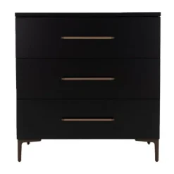 TWF Ledikant 60 x 120 - Commode 3 Laden - Hanglegkast 2 Deuren 1 Lade Modena Metaal