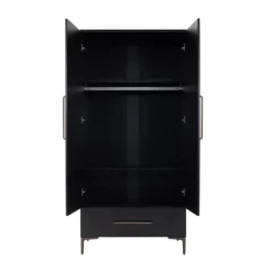 TWF Ledikant 60 x 120 - Commode 3 Laden - Hanglegkast 2 Deuren 1 Lade Modena Metaal