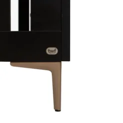 TWF Ledikant 60 x 120 - Commode 3 Laden - Hanglegkast 2 Deuren 1 Lade Modena Metaal