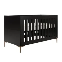 TWF Ledikant 60 x 120 - Commode 3 Laden - Hanglegkast 2 Deuren 1 Lade Modena Metaal