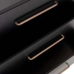 TWF Ledikant 60 x 120 - Commode 3 Laden - Hanglegkast 2 Deuren 1 Lade Modena Metaal