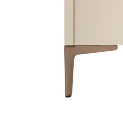TWF Ledikant 60 x 120 - Commode 3 Laden - Hanglegkast 2 Deuren 1 Lade Salerno Metaal