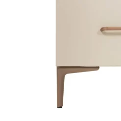 TWF Ledikant 60 x 120 - Commode 3 Laden - Hanglegkast 2 Deuren 1 Lade Salerno Metaal