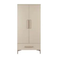 TWF Ledikant 60 x 120 - Commode 3 Laden - Hanglegkast 2 Deuren 1 Lade Salerno Metaal