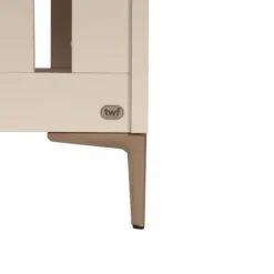 TWF Ledikant 60 x 120 - Commode 3 Laden - Hanglegkast 2 Deuren 1 Lade Salerno Metaal