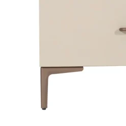 TWF Ledikant 60 x 120 - Commode 3 Laden - Hanglegkast 2 Deuren 1 Lade Salerno Metaal