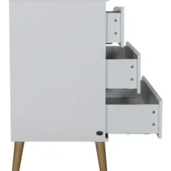 TWF Ledikant 60 x 120 - Commode - Hanglegkast Beach Island White
