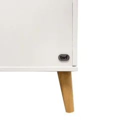 TWF Ledikant 60 x 120 - Commode - Hanglegkast Beach Island White