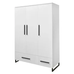 TWF Ledikant 60 x 120 - Commode 3 Laden - Hanglegkast 2 Deuren/1 Lade Torino