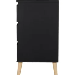 TWF Ledikant 60 x 120 - Commode Beach Island Black