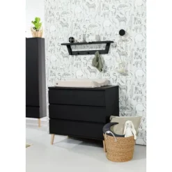 TWF Ledikant 60 x 120 - Commode Beach Island Black