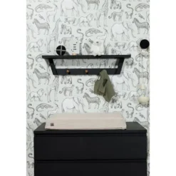 TWF Ledikant 60 x 120 - Commode Beach Island Black
