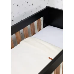 TWF Ledikant 60x120 - Commode - Hanglegkast 2-deurs Retro Black