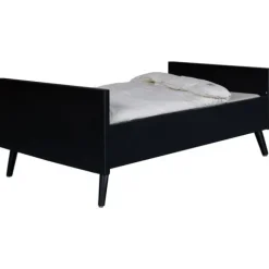 TWF Ledikant 60x120 - Commode - Hanglegkast 2-deurs Retro Black