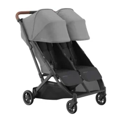 Uppababy MINU Duo Buggy - Greyson Carbon Frame Met Bruin Leer