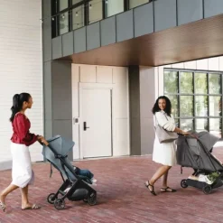Uppababy MINU Duo Buggy - Greyson Carbon Frame Met Bruin Leer