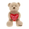 VIB Pluche Teddy Beer Met Hart Zittend - 35 cm - Beige
