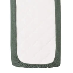 Witlof For Kids Ledikantdeken Tuck-Inn Forest Green Waves 60 x 120 cm