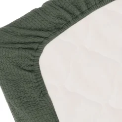 Witlof For Kids Ledikantdeken Tuck-Inn Forest Green Waves 60 x 120 cm