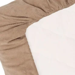 Witlof For Kids Wiegdeken Tuck-Inn Soft Sand Velvet Rib 40 x 80 cm