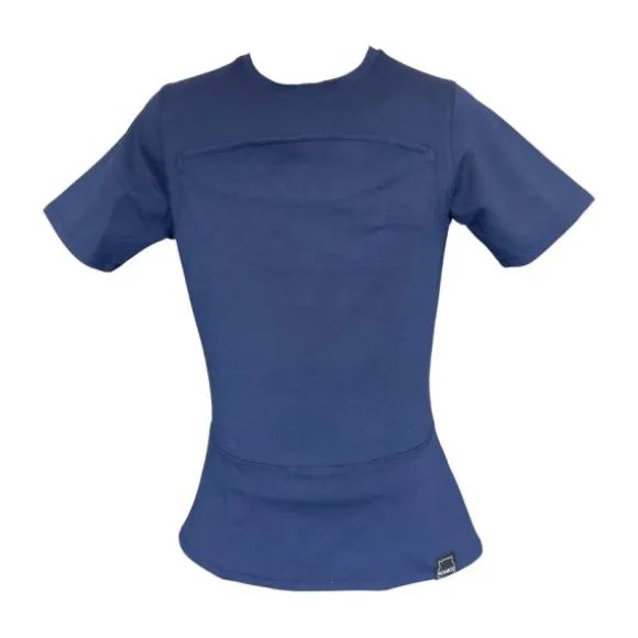 Womboo Buidelshirt Man Donkderblauw S