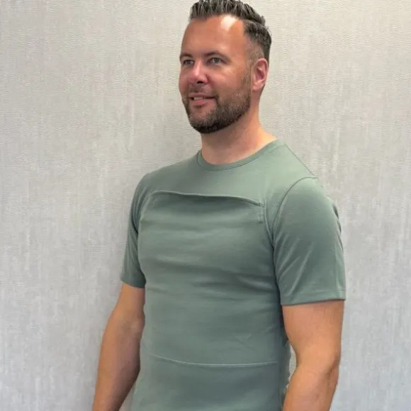 Womboo Buidelshirt Man Donkderblauw S
