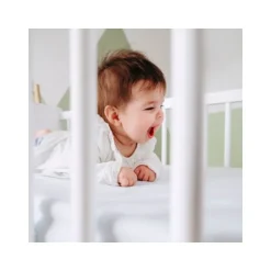 ZZZOO Hoeslaken Wieg Airgosafe Wit 40 x 80 cm